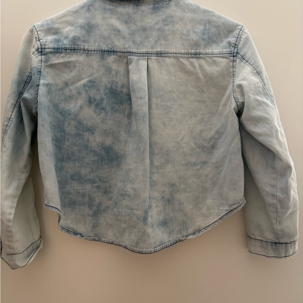 Cropped button down, S - Picture 3 of 5